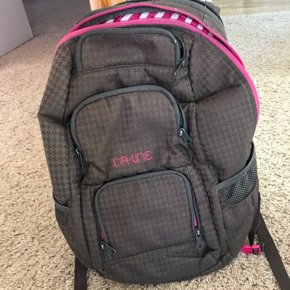 DAKINE backpack grey and pink.  PRICE REDUCED!!