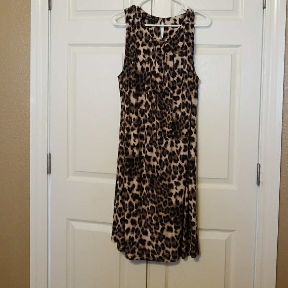 INC leopard print dress