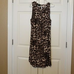 INC leopard print dress