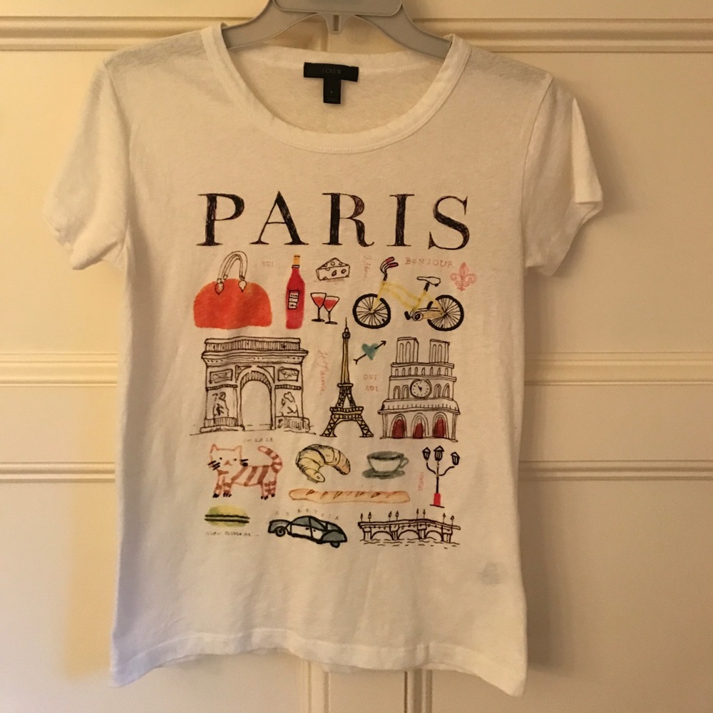 J Crew Paris tee shirt