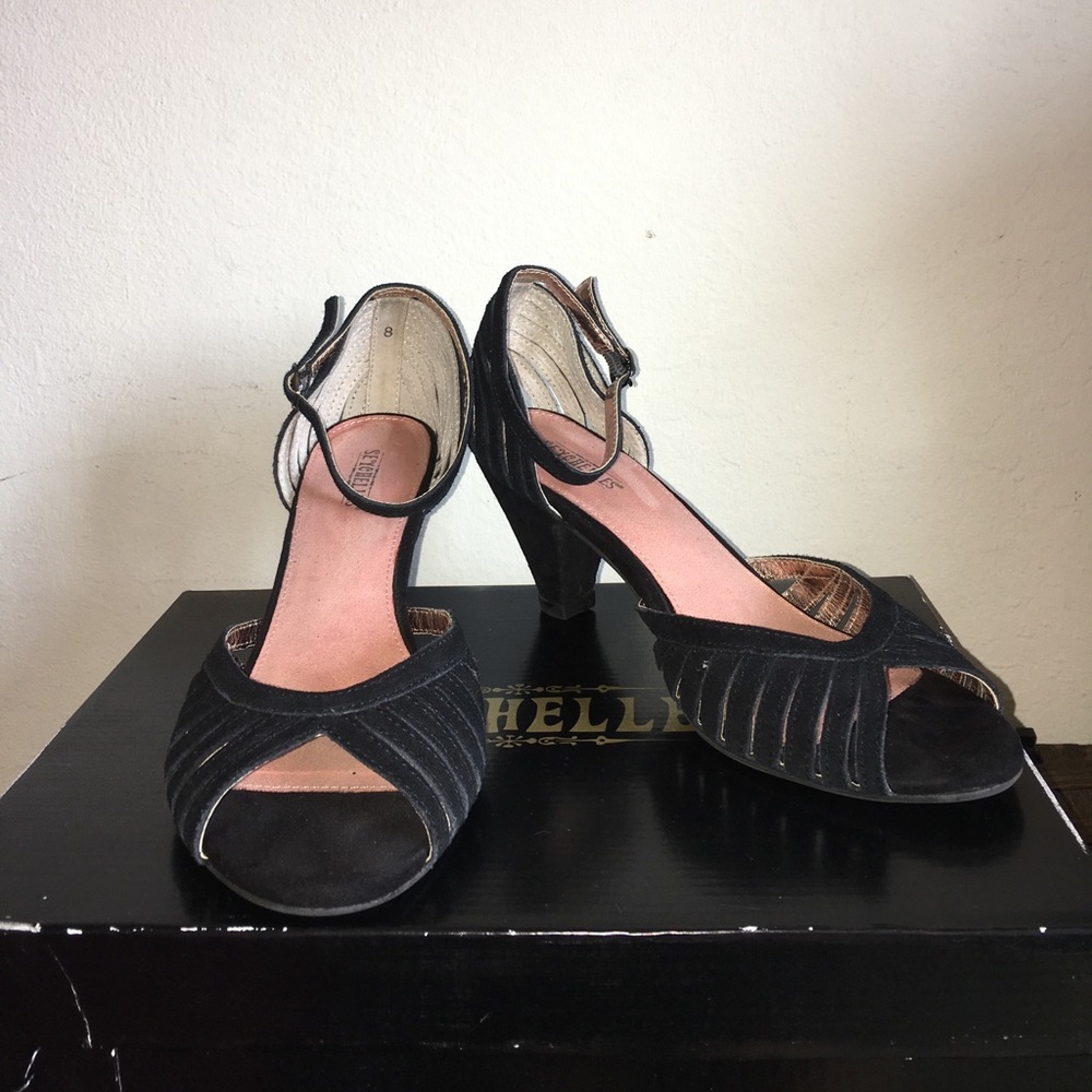 Seychelles Suede Heeled Sandal