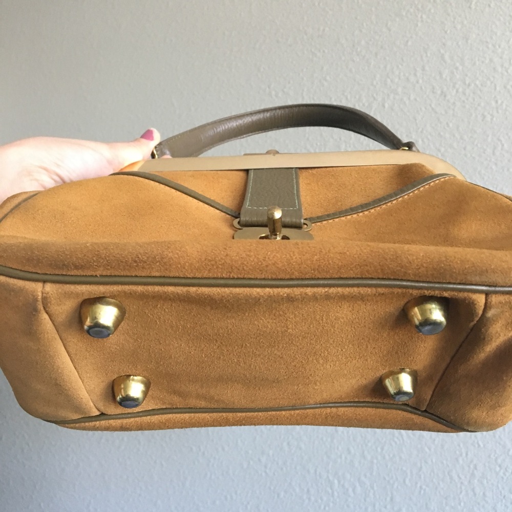 🔥SALE🔥Vintage 50's Suede Leather Purse - Picture 6 of 8