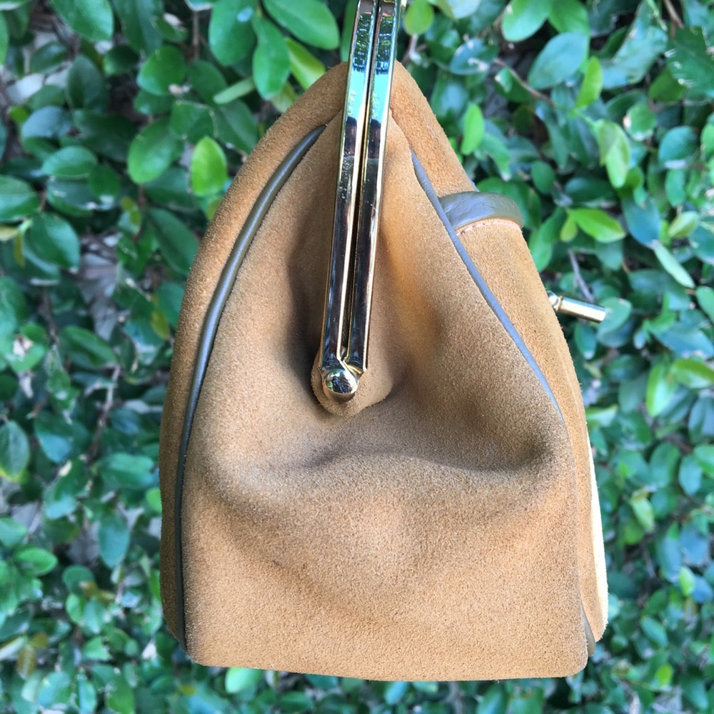🔥SALE🔥Vintage 50's Suede Leather Purse - Picture 4 of 8