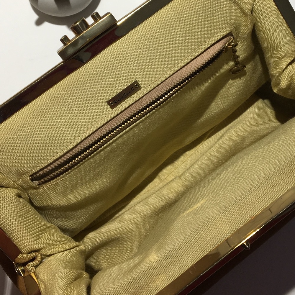 🔥SALE🔥Vintage 50's Suede Leather Purse - Picture 7 of 8