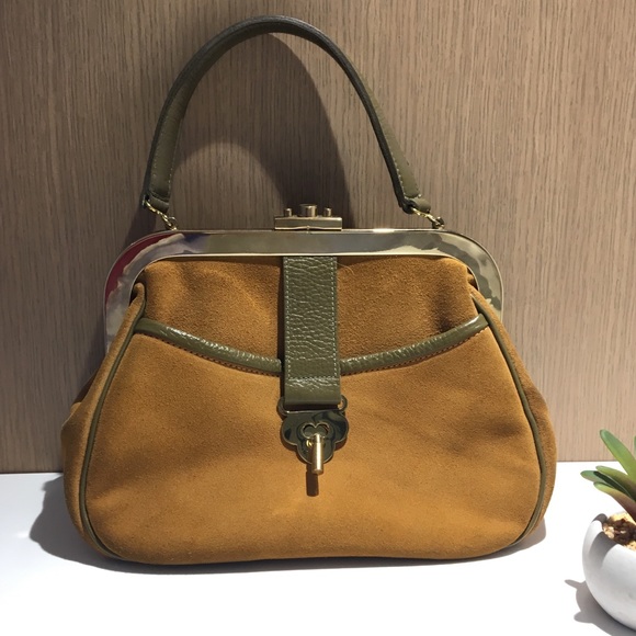 Roger Van S. Handbags - 🔥SALE🔥Vintage 50's Suede Leather Purse