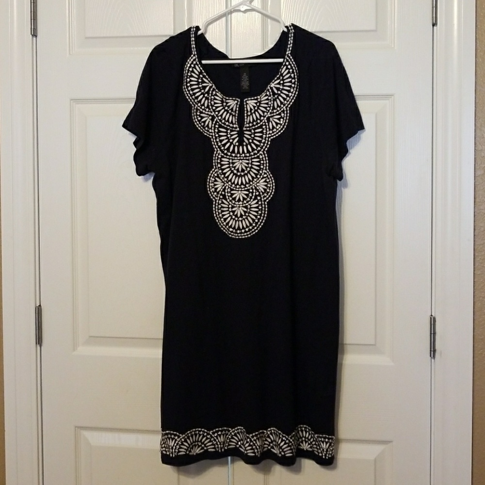 INC embroidered dress