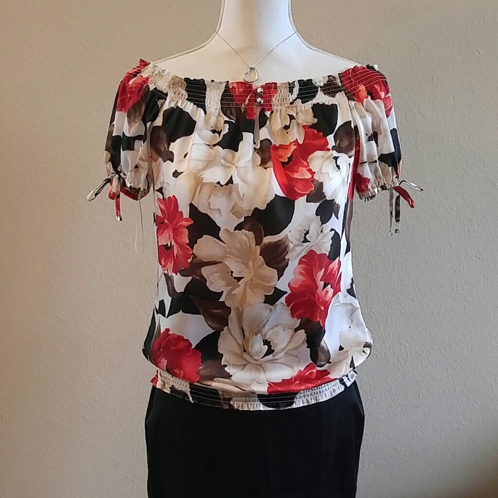 WHBM Satin Blouse