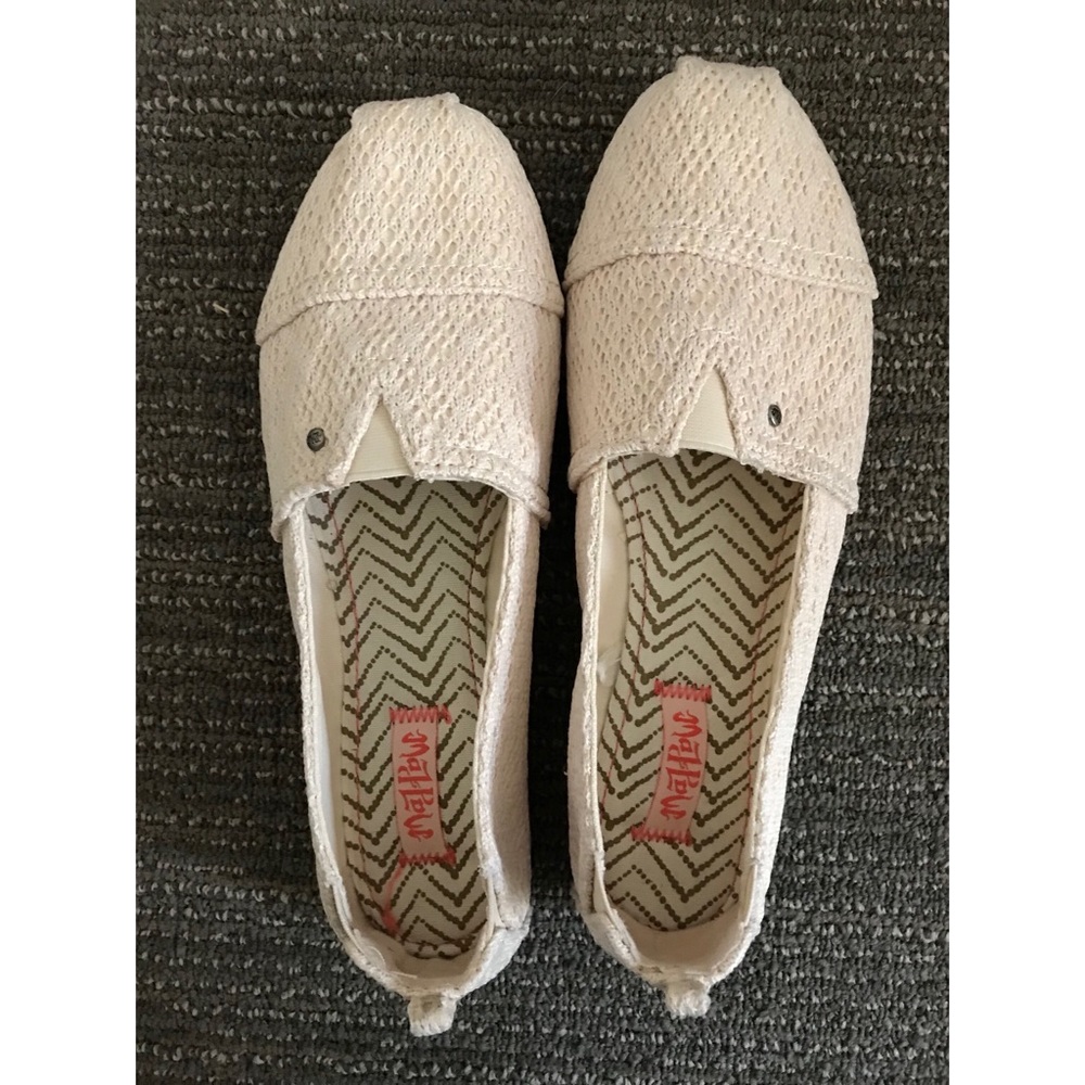 MadLove Cream Colored Flats