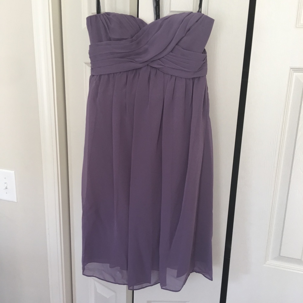 Bill levkoff Victorian lilac bridesmaid dress