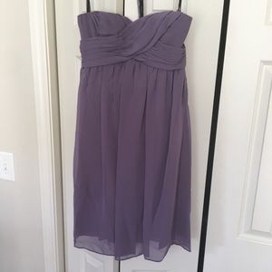 Bill levkoff Victorian lilac bridesmaid dress