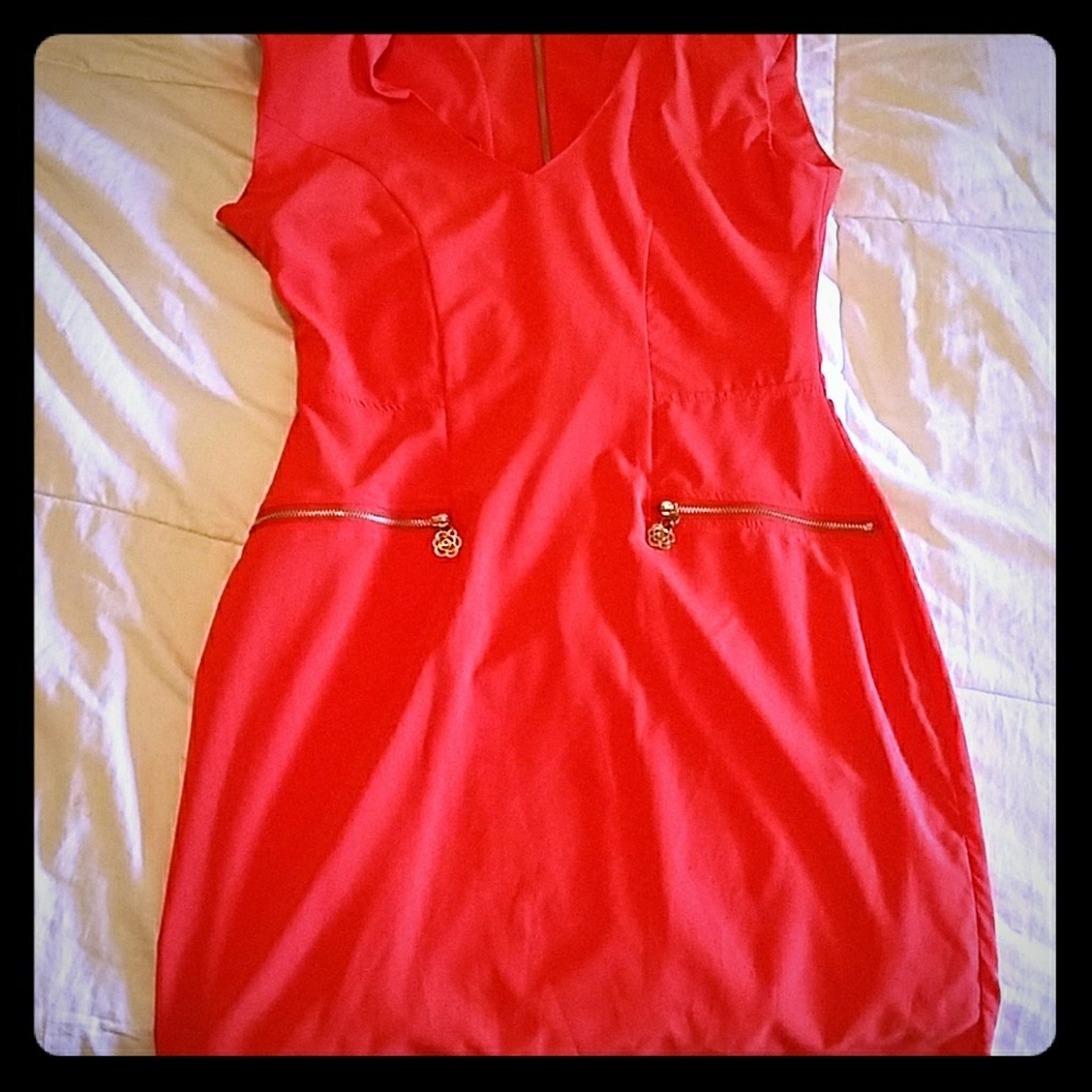 Orange dress
