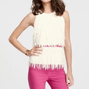 Ann Taylor Fringe Top