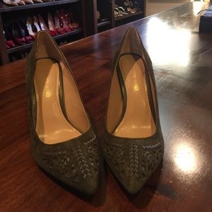 Saks fifth avenue new green shoes.