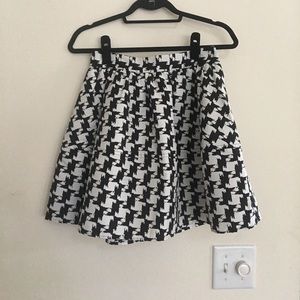 Houndstooth Skirt