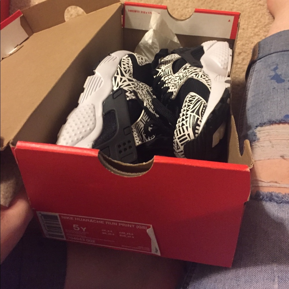 Nike Huarache Run Print size 5 Y