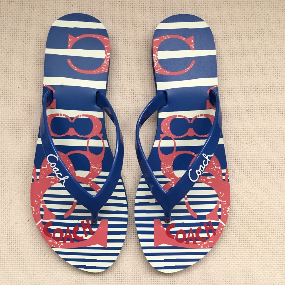 NWOT Coach Women's Flip Flop Sandals
