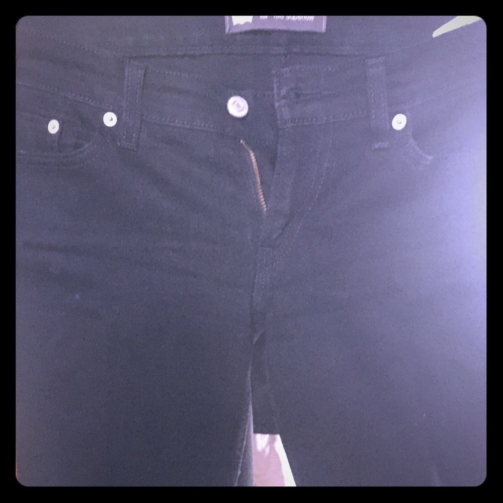 Black Levi's Super Low jeans