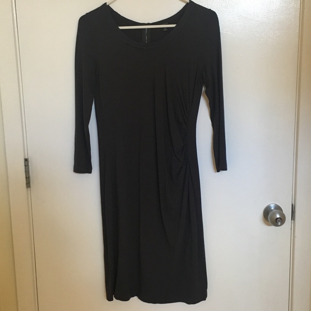 Ann Taylor Dark Grey Jersey Dress