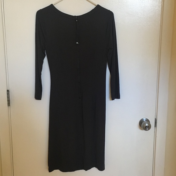 Ann Taylor Dark Grey Jersey Dress - Picture 2 of 5