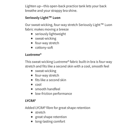 Lululemon lighten up tank - Picture 2 of 7