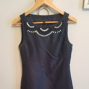 Silk jeweled dress