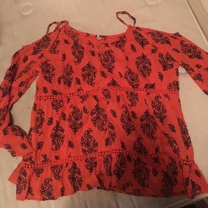 Cold shoulder shirt!!!