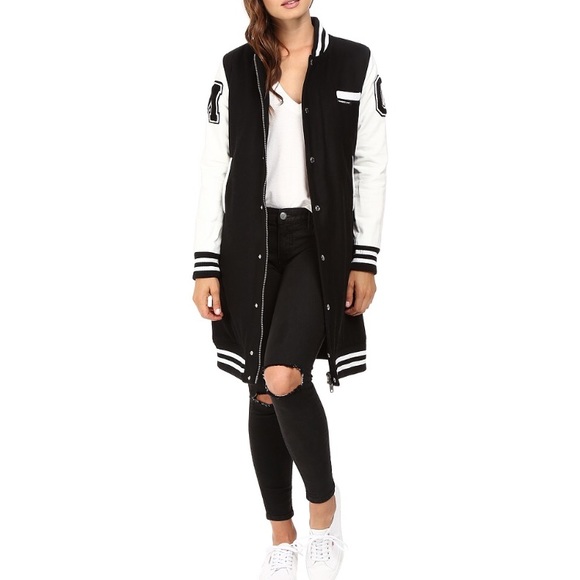 varsity trench coat