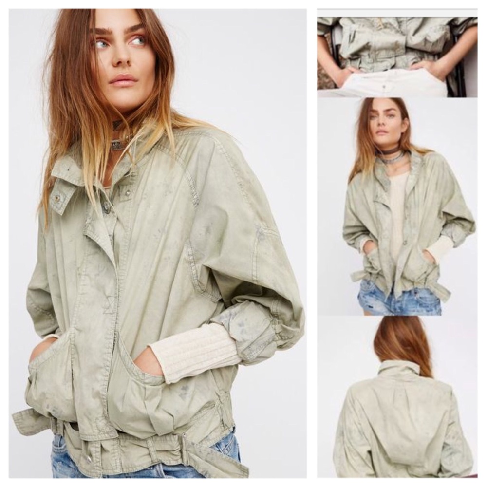 Free People Chick Parachute Jacket. S