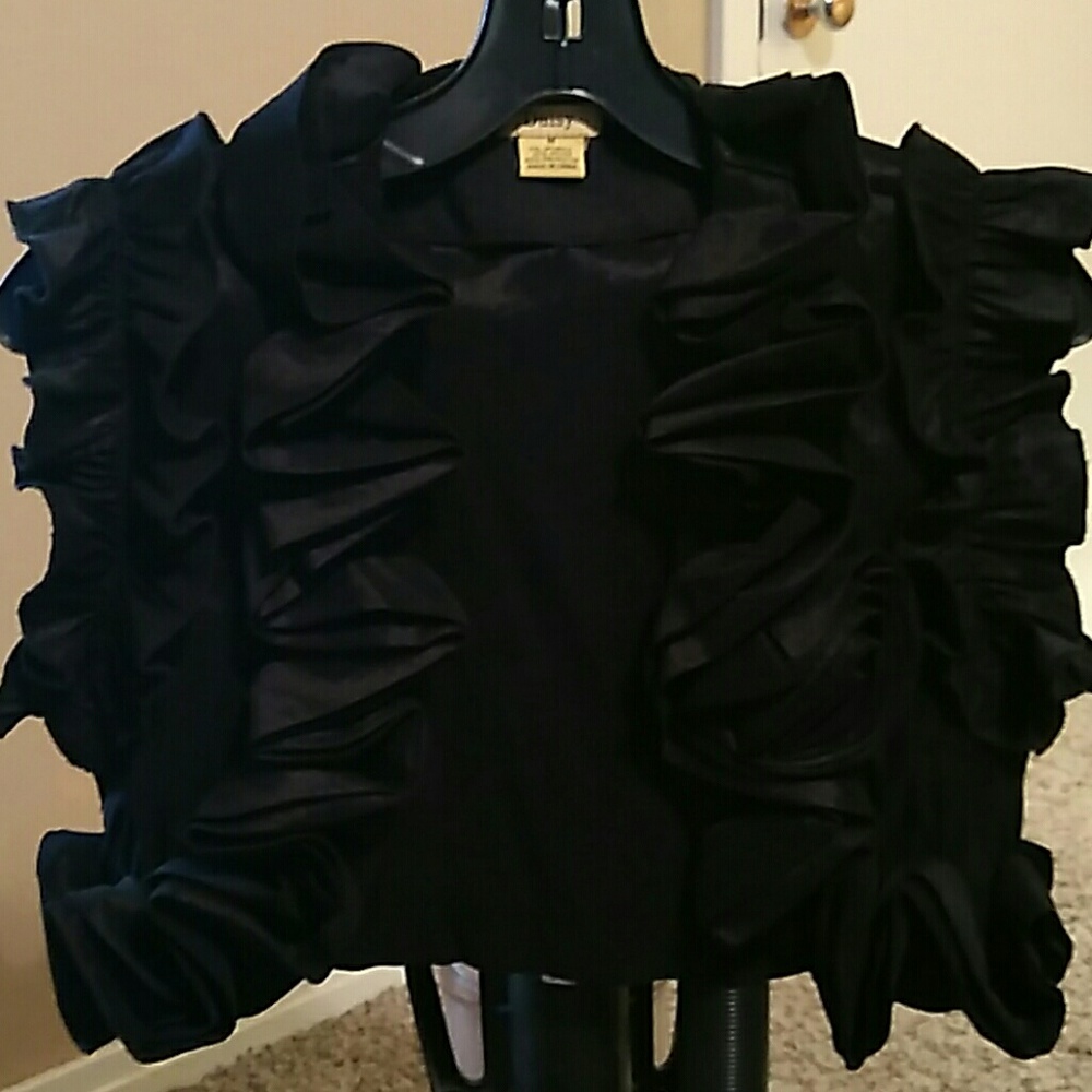 Daisy Black Vest
