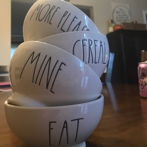 Rae Dunn set of 4 bowls