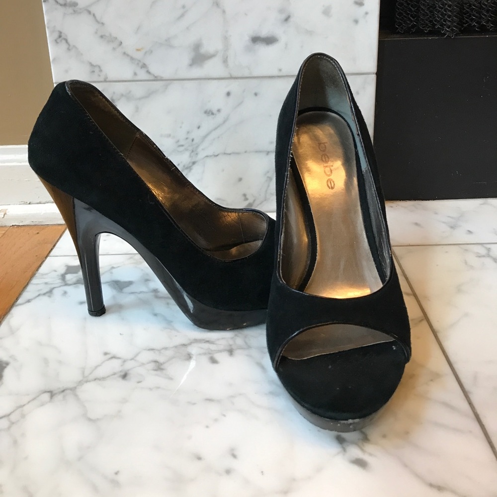 Bebe Peep Toe Pumps