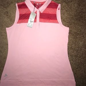 Adidas sleeveless polo