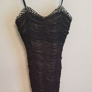 Strapless cocktail dress