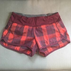 Lululemon Run Speed Shorts, size 6 (like new!)