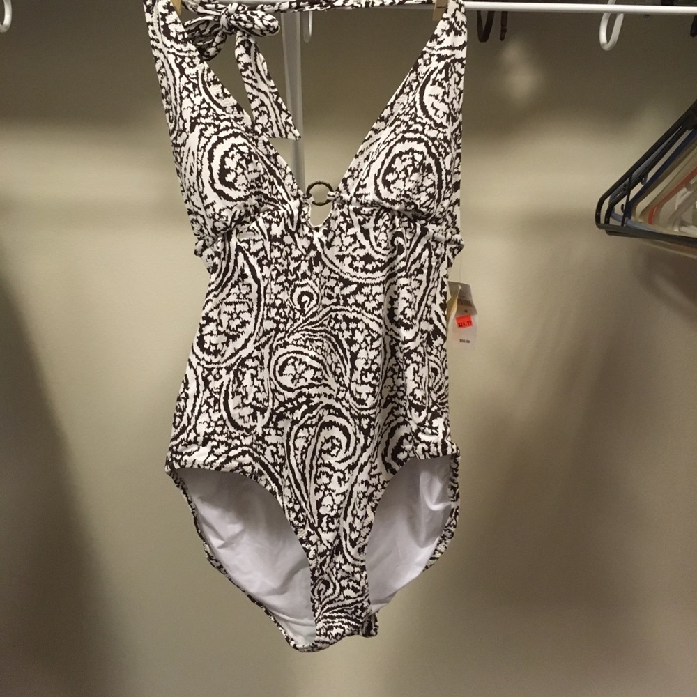 Banana Republic halter one piece bathing suit