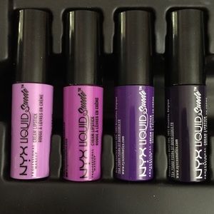 Nyx liquid suede lipstick minis: purples bundle
