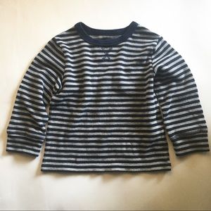 Toddler Boys' Cotton-Striped Long sleeve thermal