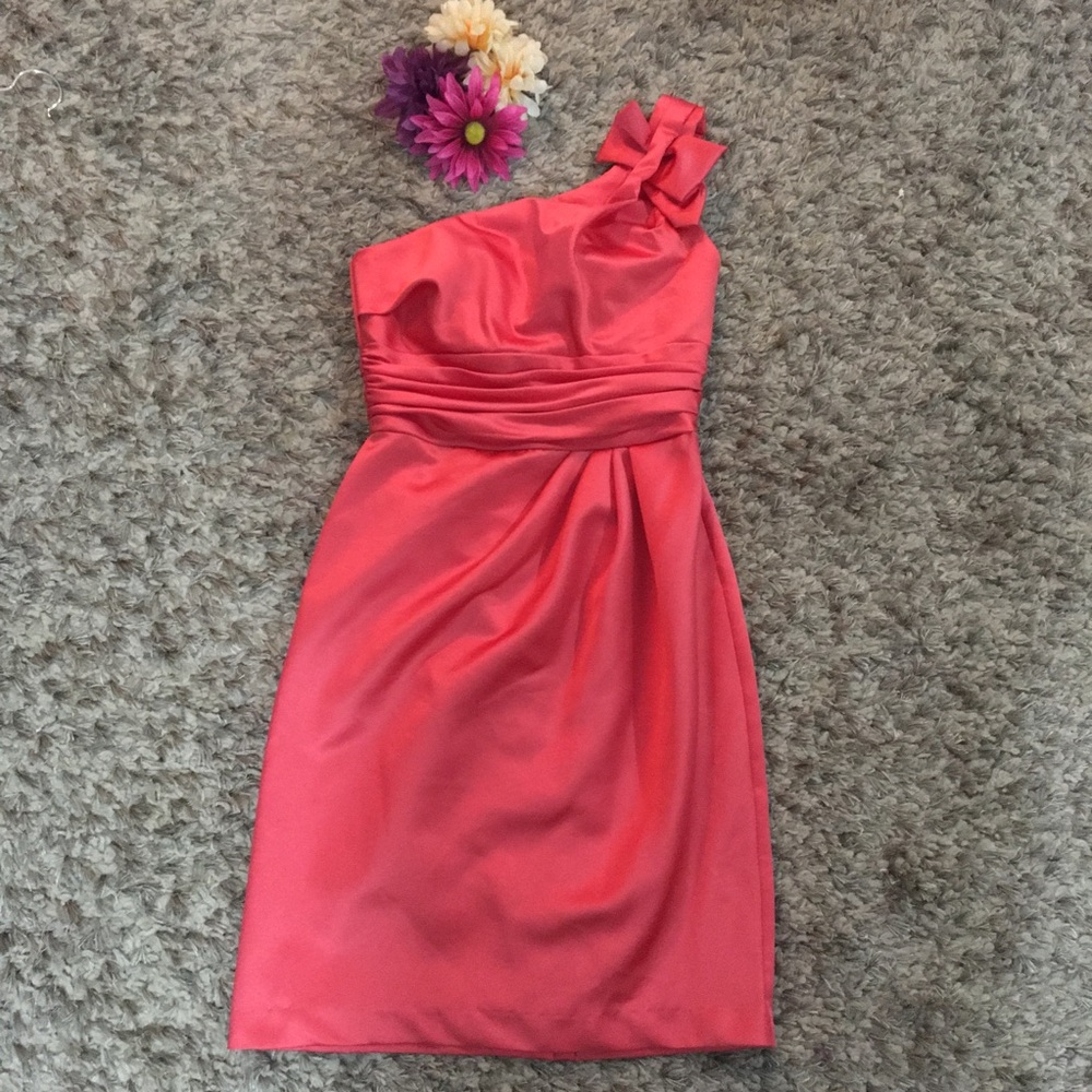 David’s Bridal One Shoulder Dress - Picture 1 of 5