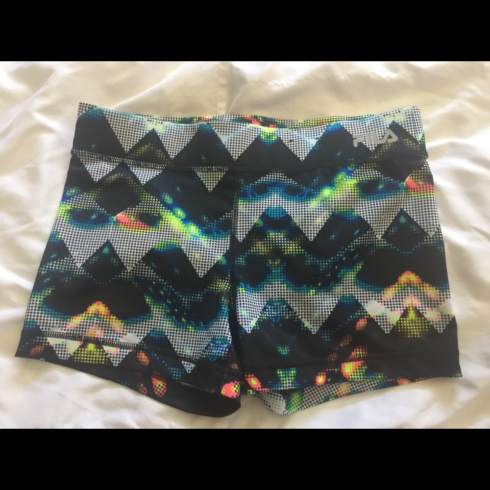 Fila multicolor booty shorts