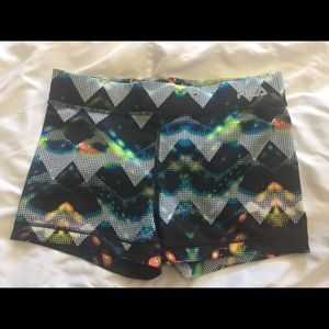 Fila multicolor booty shorts