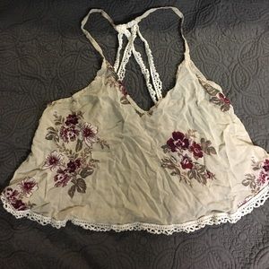 American eagle ("don't ask why") crop top