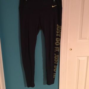 Nike "Just Do It" workout leggings