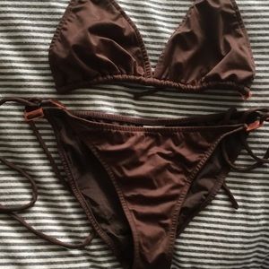 Chocolate brown bikini
