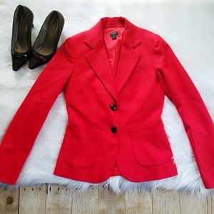 Red J. Crew Blazer