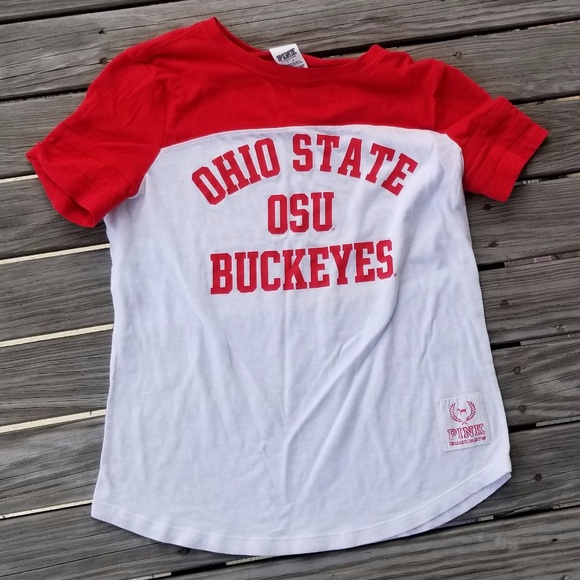 PINK Victoria's Secret Tops - PINK VS OSU Buckeyes Tee