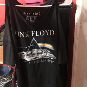 Pink Floyd cold shoulder tee