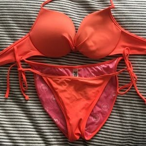 Bright orange string Victoria's Secret Bikini
