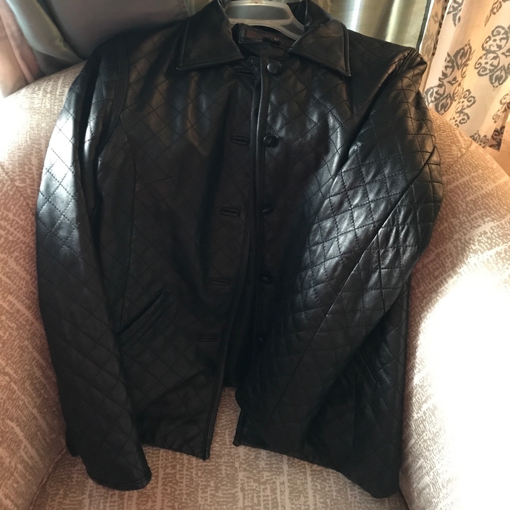 Leather jacket