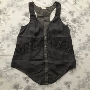 One of a kind grey vest!