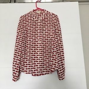 Kate spade Monaco Race Car Blouse